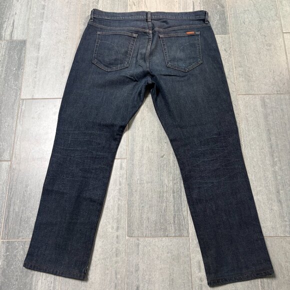 Joe's Jeans Straight & Narrow Lightweight Dark Wash Brevyn 36x30 - Picture 4 of 7